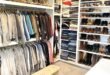 small walk in closet organizer