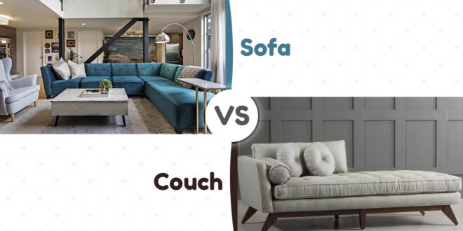 Difference Between Sofa and Couch