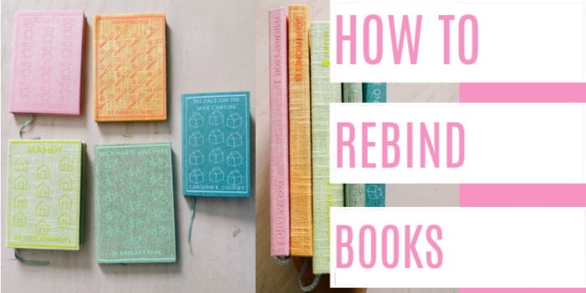 how to rebind a book