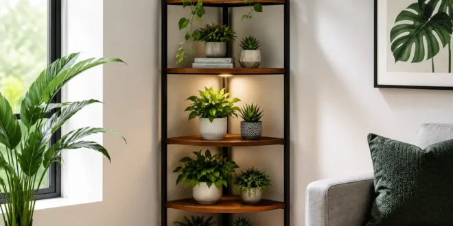 Corner Plant Stand
